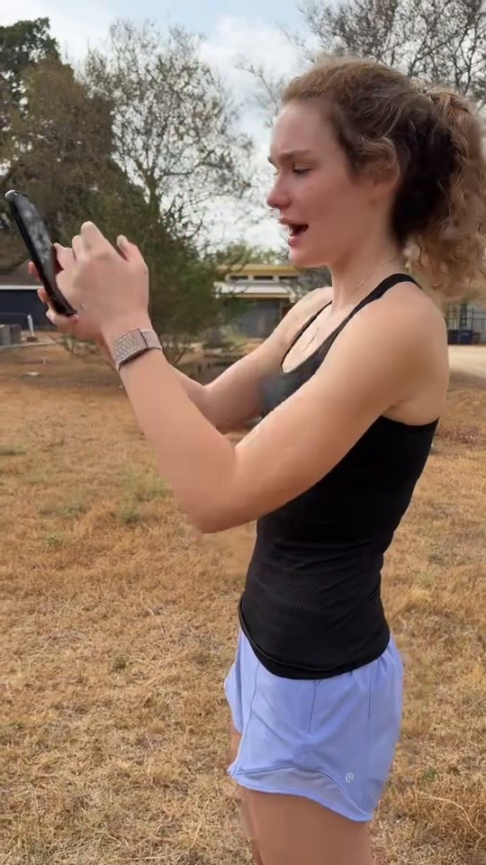 High: arms up, aiming down